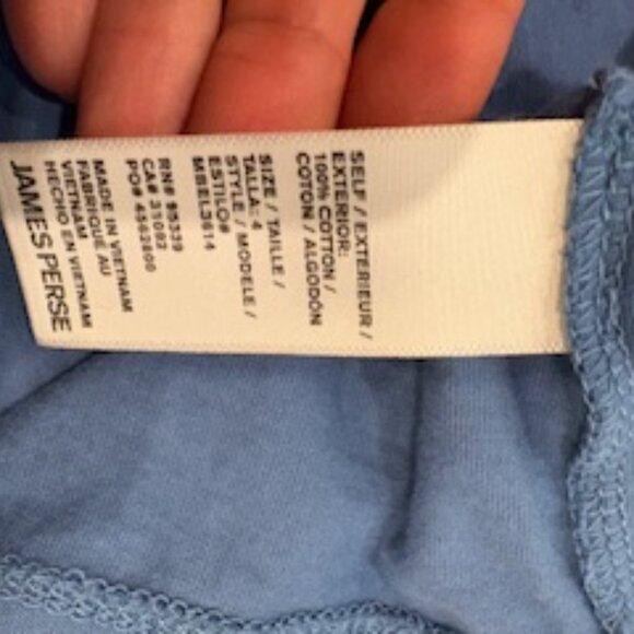 EUC James Perse Luxe Lotus Jersey Tee  size XL (4) - Picture 4 of 7